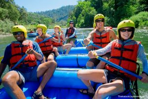 white water rafting on the Delaware River
